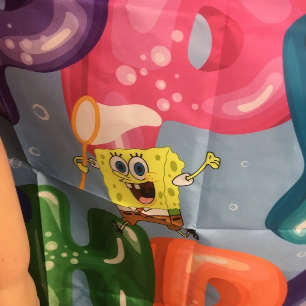 Sponge bob Square pants Birthday Party Background